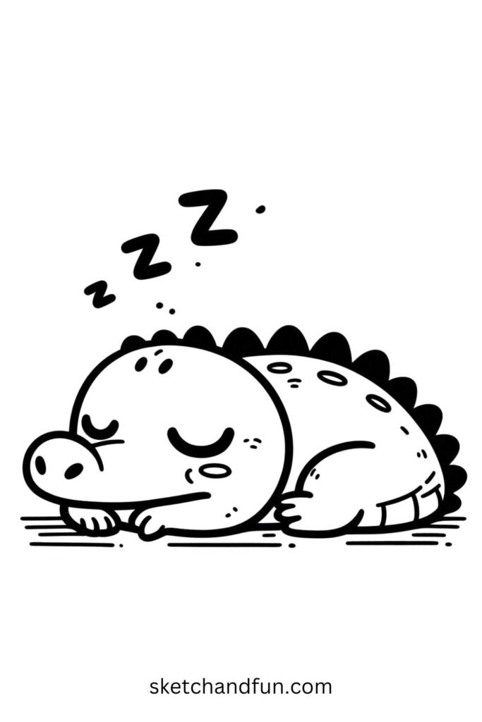 Sleepy Crocodile