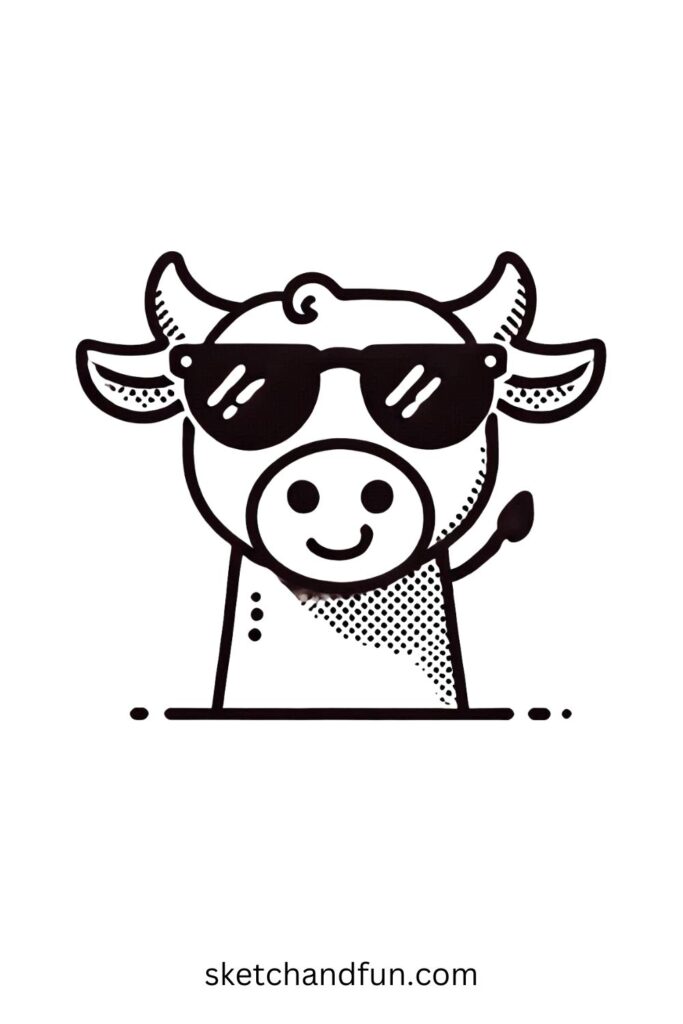 Bull with Sunglasses 