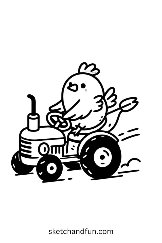 Chicken on a Tractor