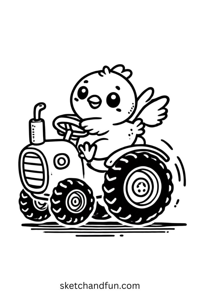 Chicken on a Tractor