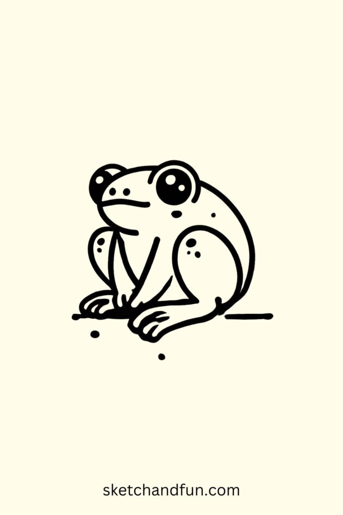 Animals To Draw, Frog Drawing