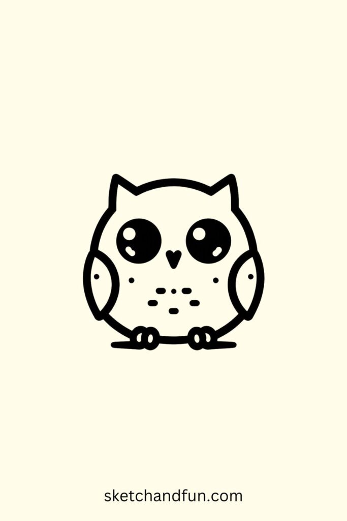 Animals To Draw, Owl Drawing