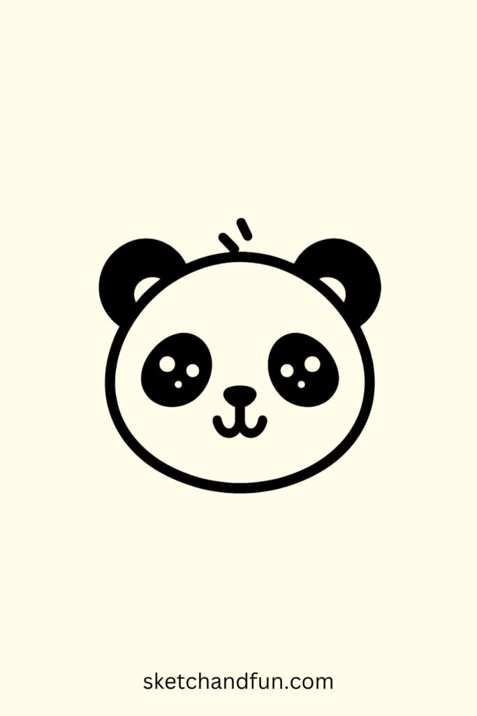 Easiest Animal To Draw, Panda Drawing