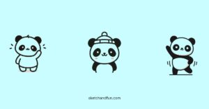 easy cute panda drawing ideas