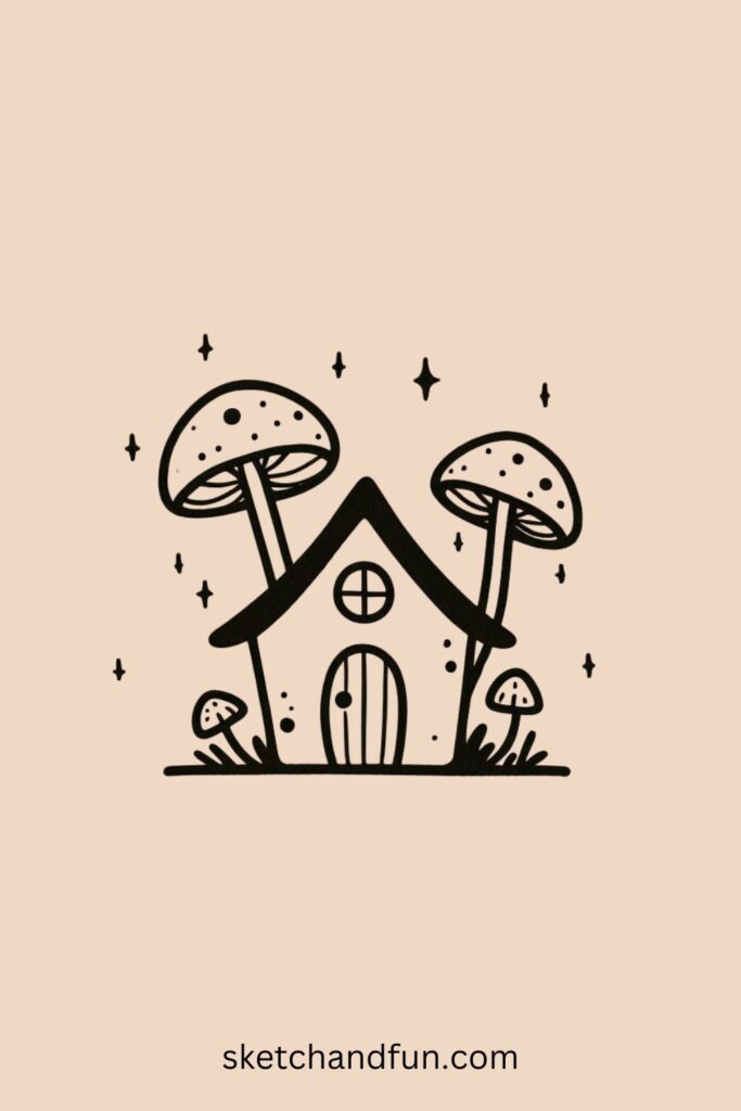 House Drawing Ideas, Fairy House