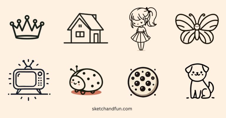 easy cute things to draw when bored