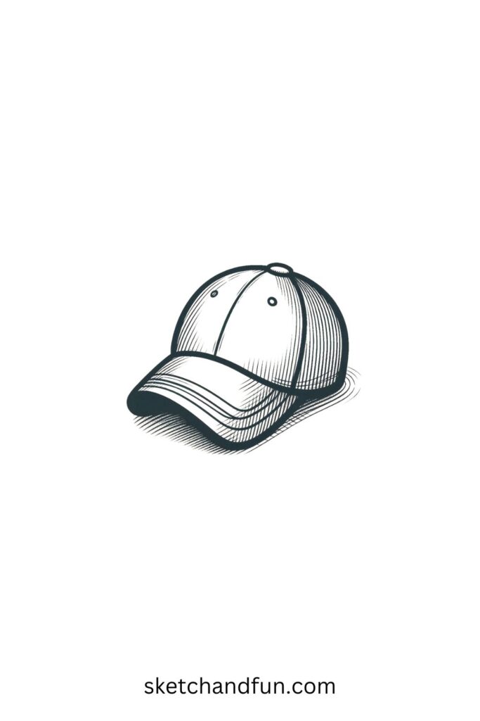 Easy Sketch Drawing Ideas, Baseball Cap