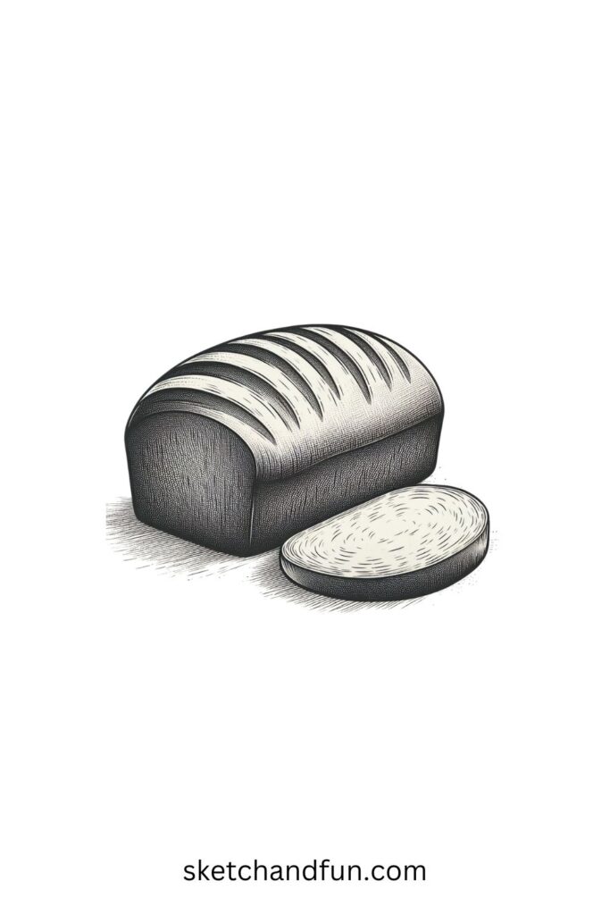 Sketch Easy Drawing Ideas, Bread Loaf