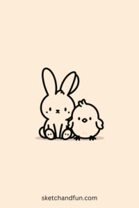 51+ Easy Cute Easter Drawing Ideas - Sketch and Fun