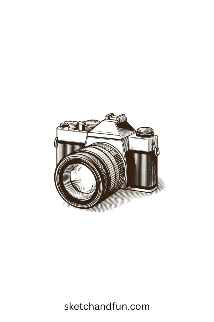Easy Sketch Drawing, Camera 