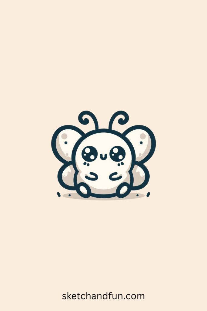 Cartoon Butterfly Drawing