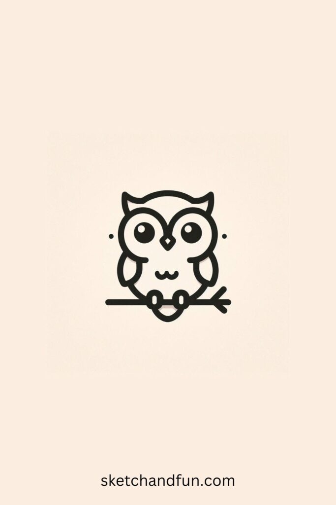 Bird Drawing Cute, Cartoon Owl