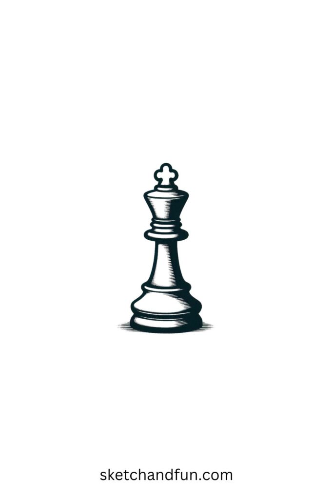 Sketch Ideas For Beginners, Chess Piece