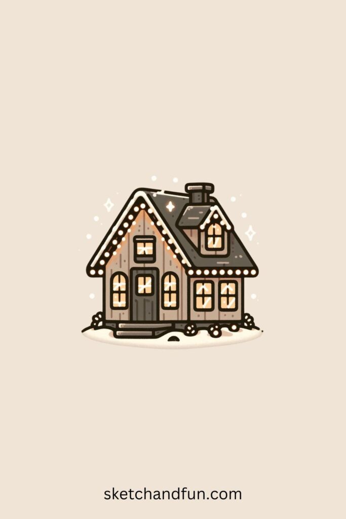 Aesthetic Doodles Ideas, Cozy Cottage