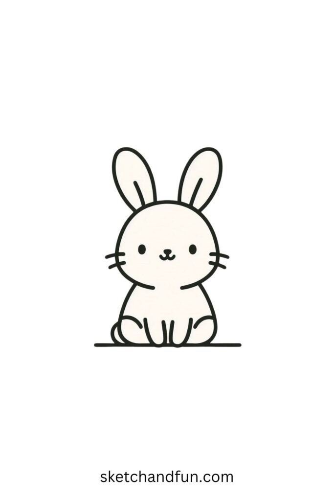 Easy Cute Doodles To Draw, Cute Bunny 