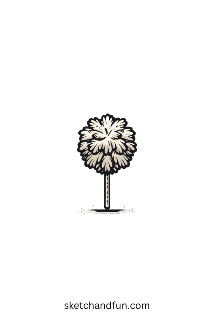 Simple Sketching Ideas, Feather Duster 