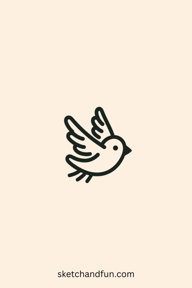 47+ Easy Cute Bird Drawing Ideas - Sketch and Fun