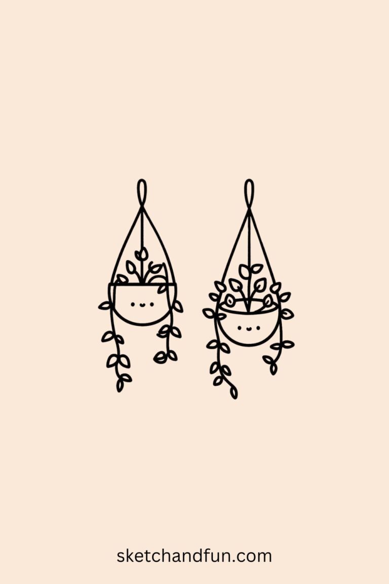 40+ Easy Cute Plant Drawing Ideas - Sketch and Fun
