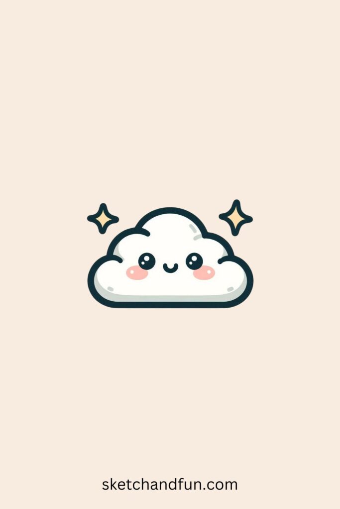 Aesthetic Drawings Simple, Kawaii Clouds