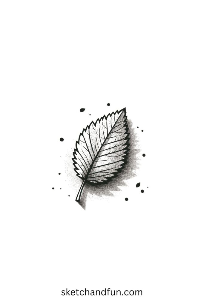 Sketching Ideas For Beginners, Leaf