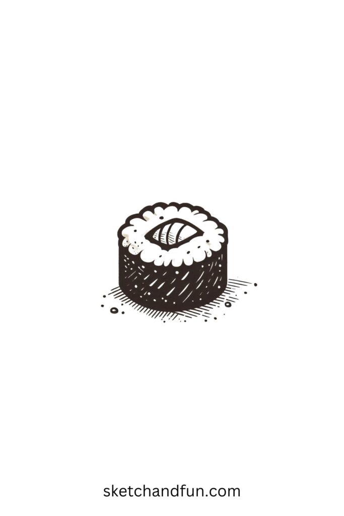 Cute Sketches To Draw, Sushi 