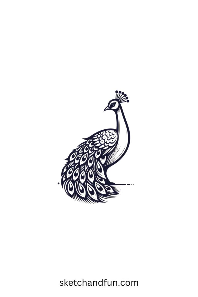 Sketches To Draw, Peacock