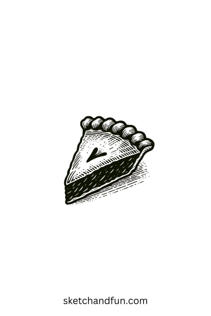 Drawing Sketches Ideas, Pie Piece