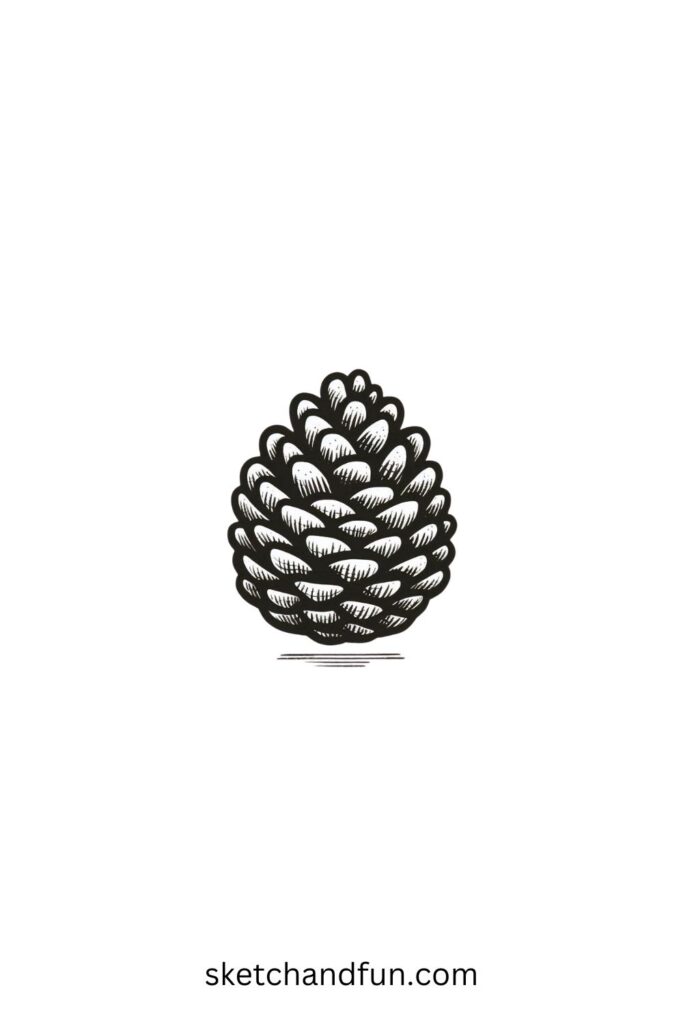 Things To Sketch, Pine Cone