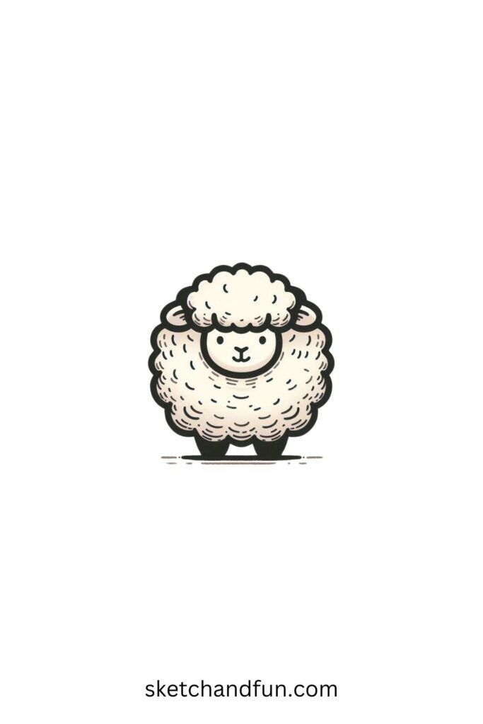 Drawing Ideas Sketch, Sheep