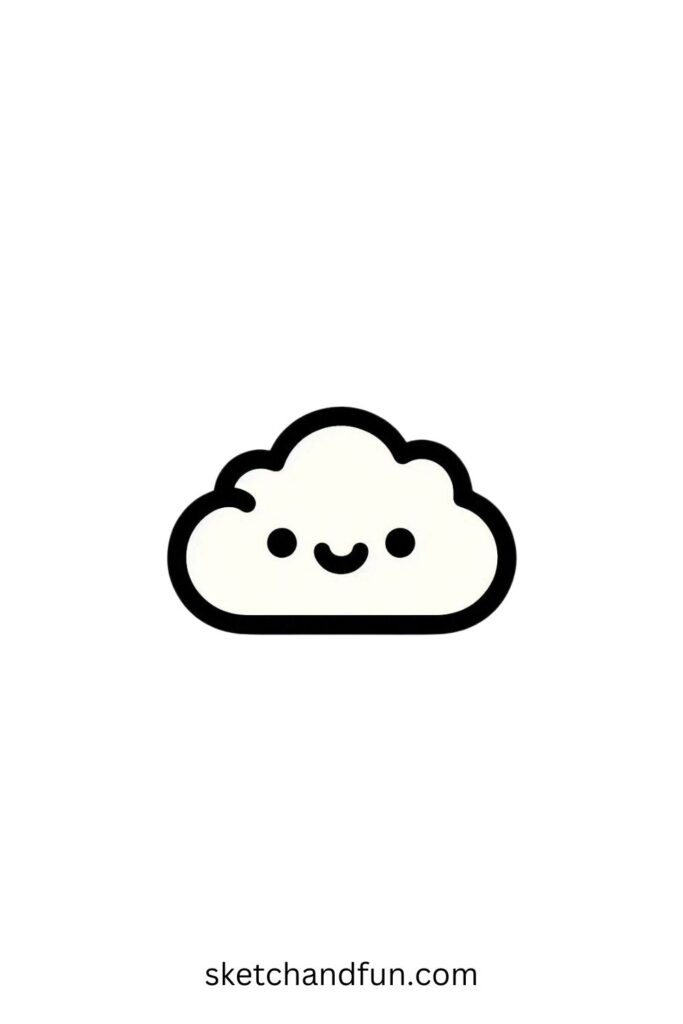 Basic Doodle To Draw When Your Bored, Simple Cloud