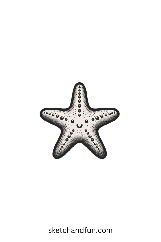 Things To Sketch Easy, Starfish