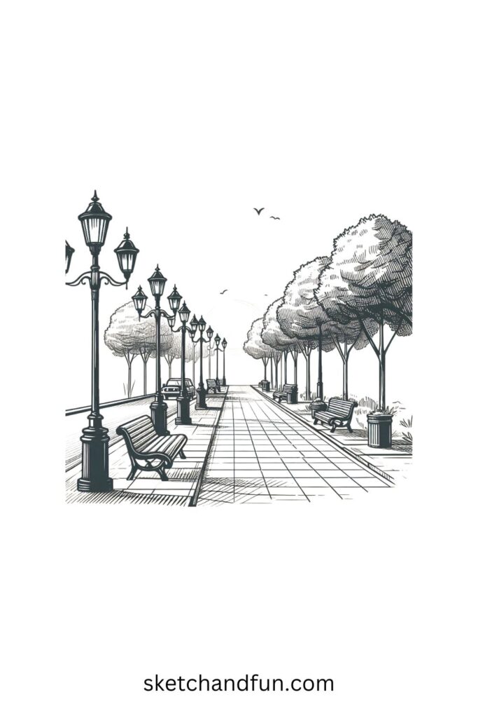 Sketches For Beginners, Street Scene