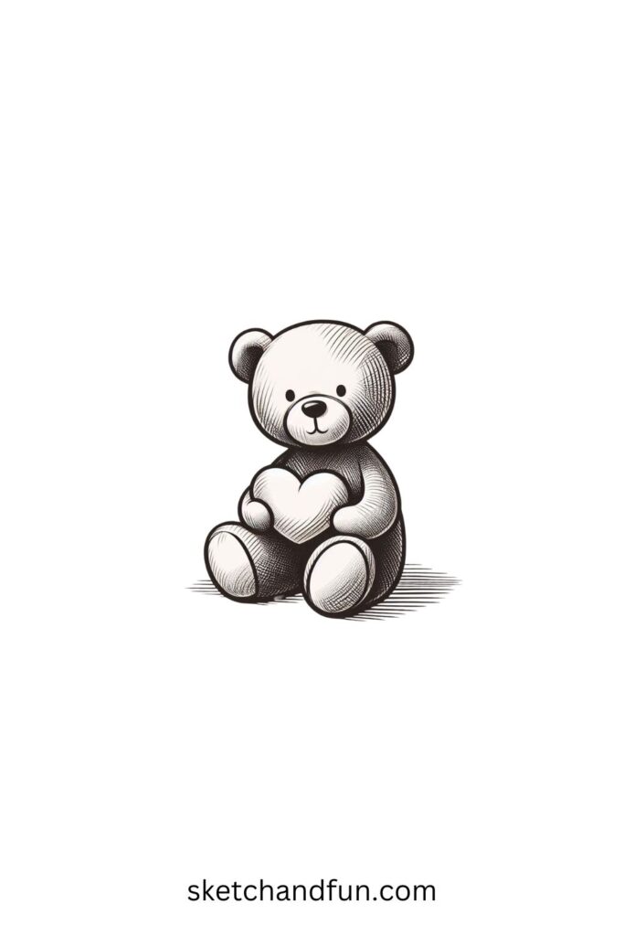 Art Ideas Sketch, Teddy Bear