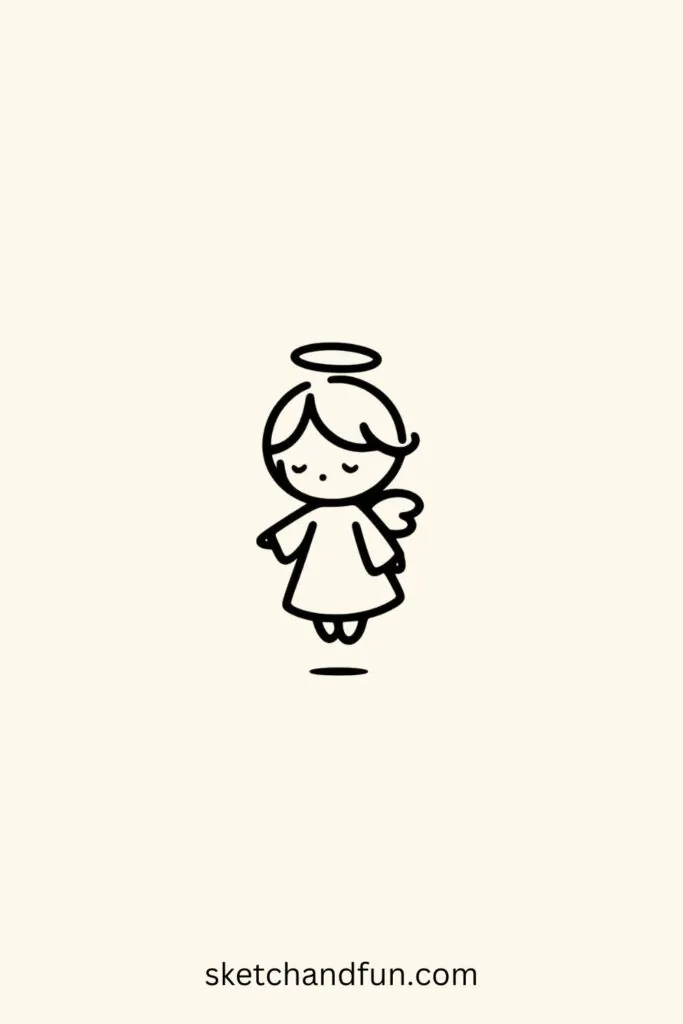 Sketching Aesthetic, Tiny Angel