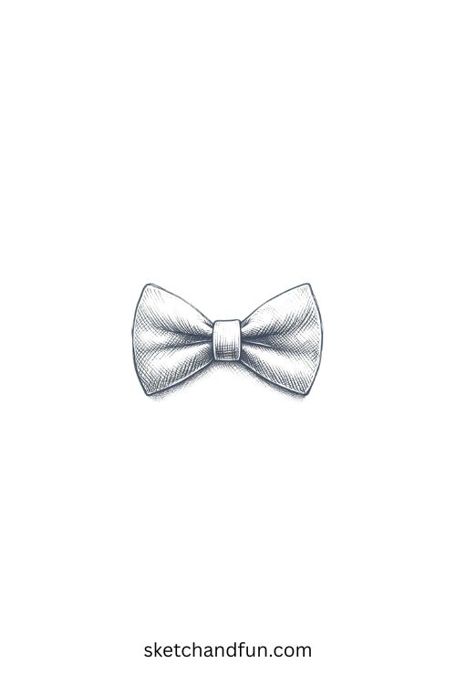 Cool Pencil Drawing, Bow Tie