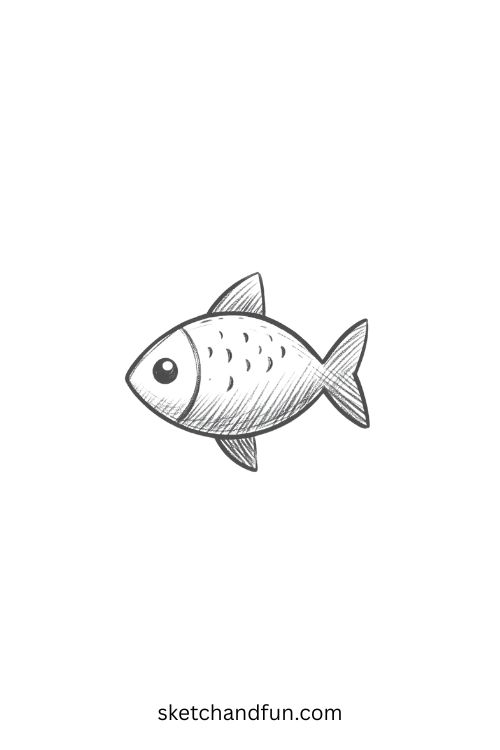 Sketch Drawing Idea, Fish