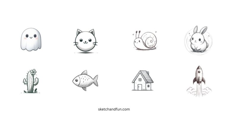 60+ Pencil Cute Easy Drawings For Beginners