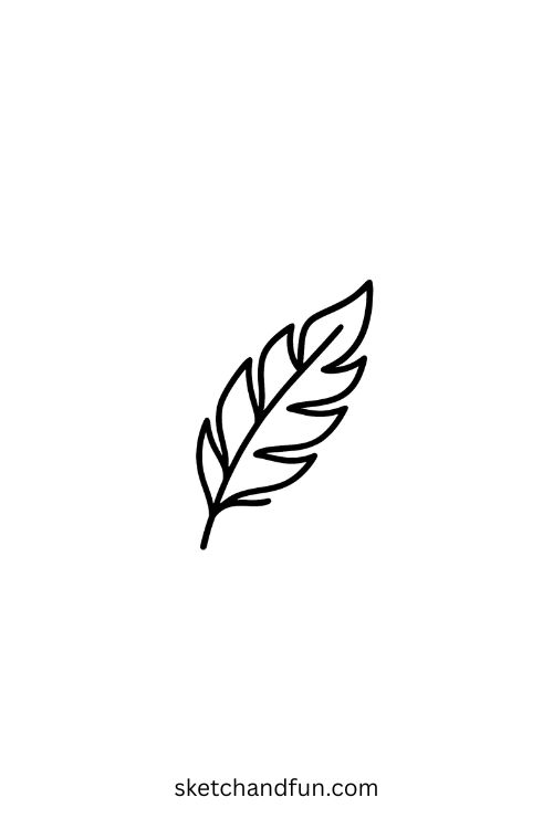 Cute Tattoo Idea, Feather