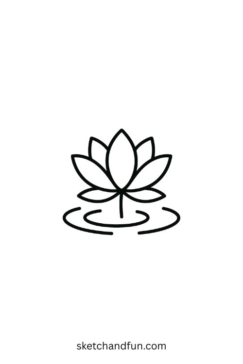 A Meaningful Tattoo Idea, Lotus Flower and Water