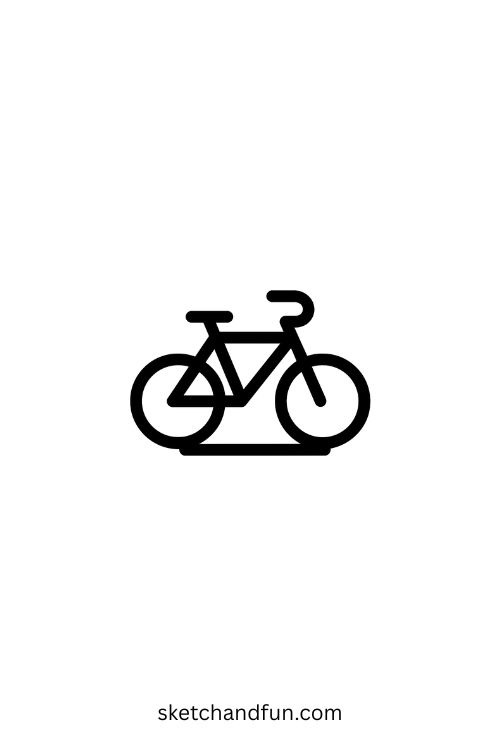 Small Simple Bicycle Tattoo Idea