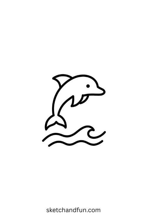 Small Tattoo Idea With Meaning, Dolphin