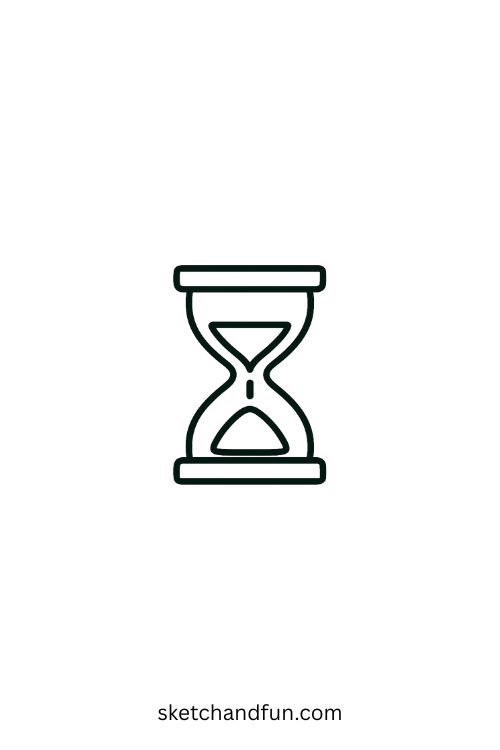 Easy Tattoo To Draw, Hourglass