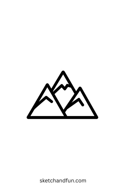 Small Simple Tattoos With Meaning, Mountain