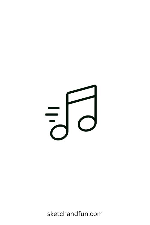 Easy Tattoo Idea, Music Note