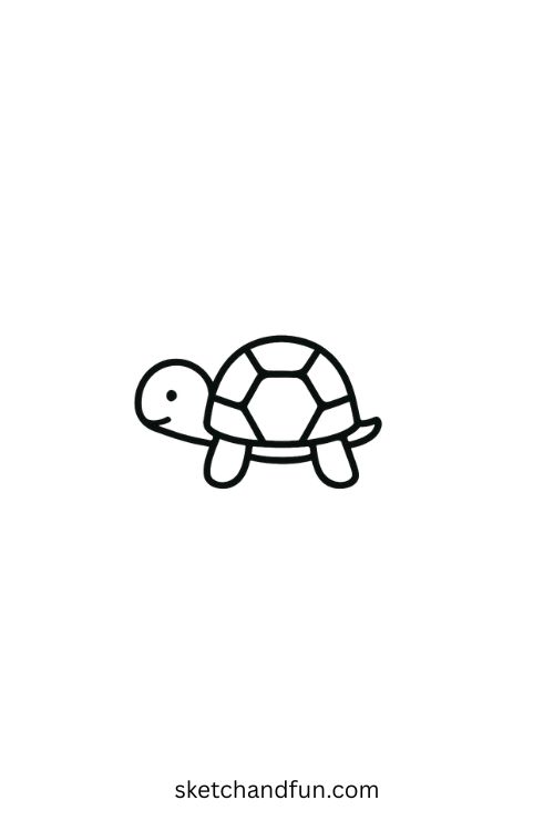 Tattoo Drawing Easy, Turtle