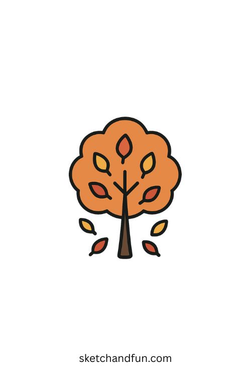 Autumn Tree Drawing