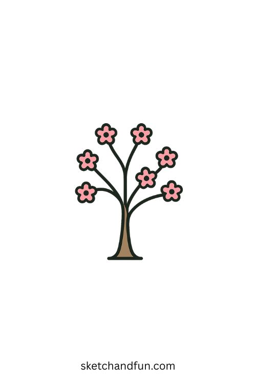Cherry Tree Drawing