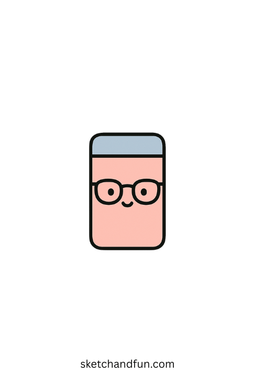 Back To School Drawing Ideas, Eraser Friend