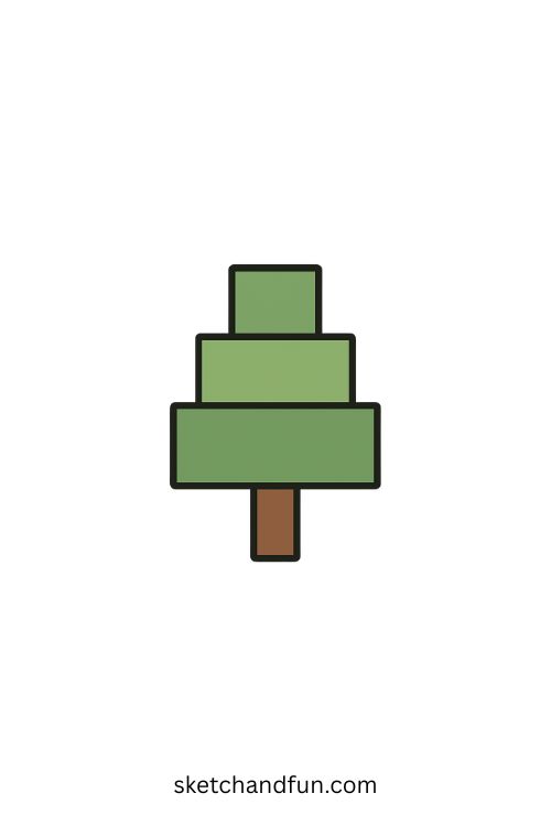 Rectangle-Shaped Tree Drawing