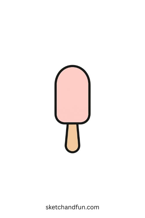 Simple Ice Cream Drawing
